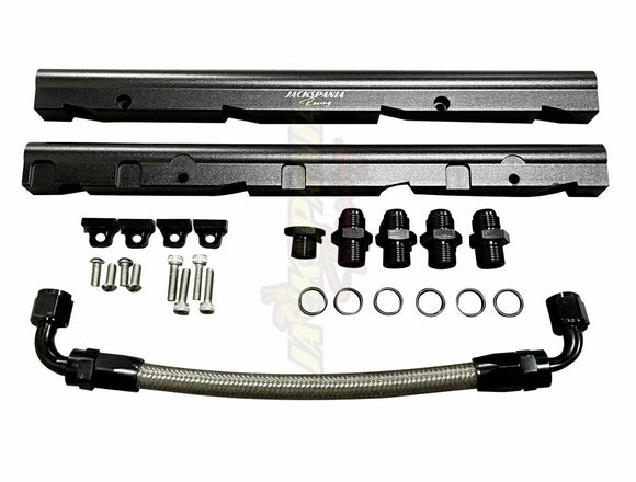 Billet LS Fuel Rail Kit GM LS3 V8 For OE Intake Manifold Hardware