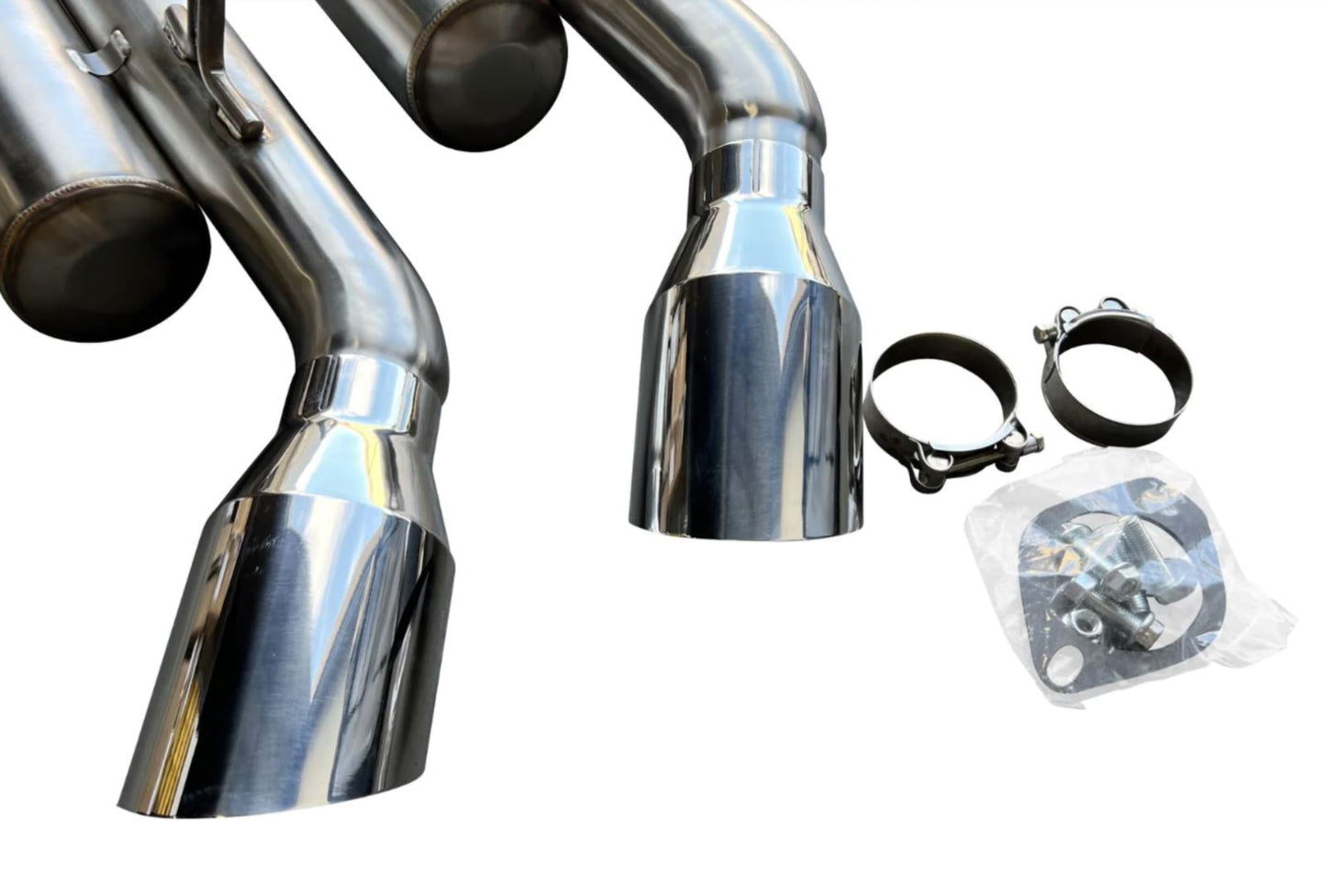 Muffler Axle Back Delete Exhaust For Infiniti Q50 (2014-2021) 2.5" Helmholtz Resonated