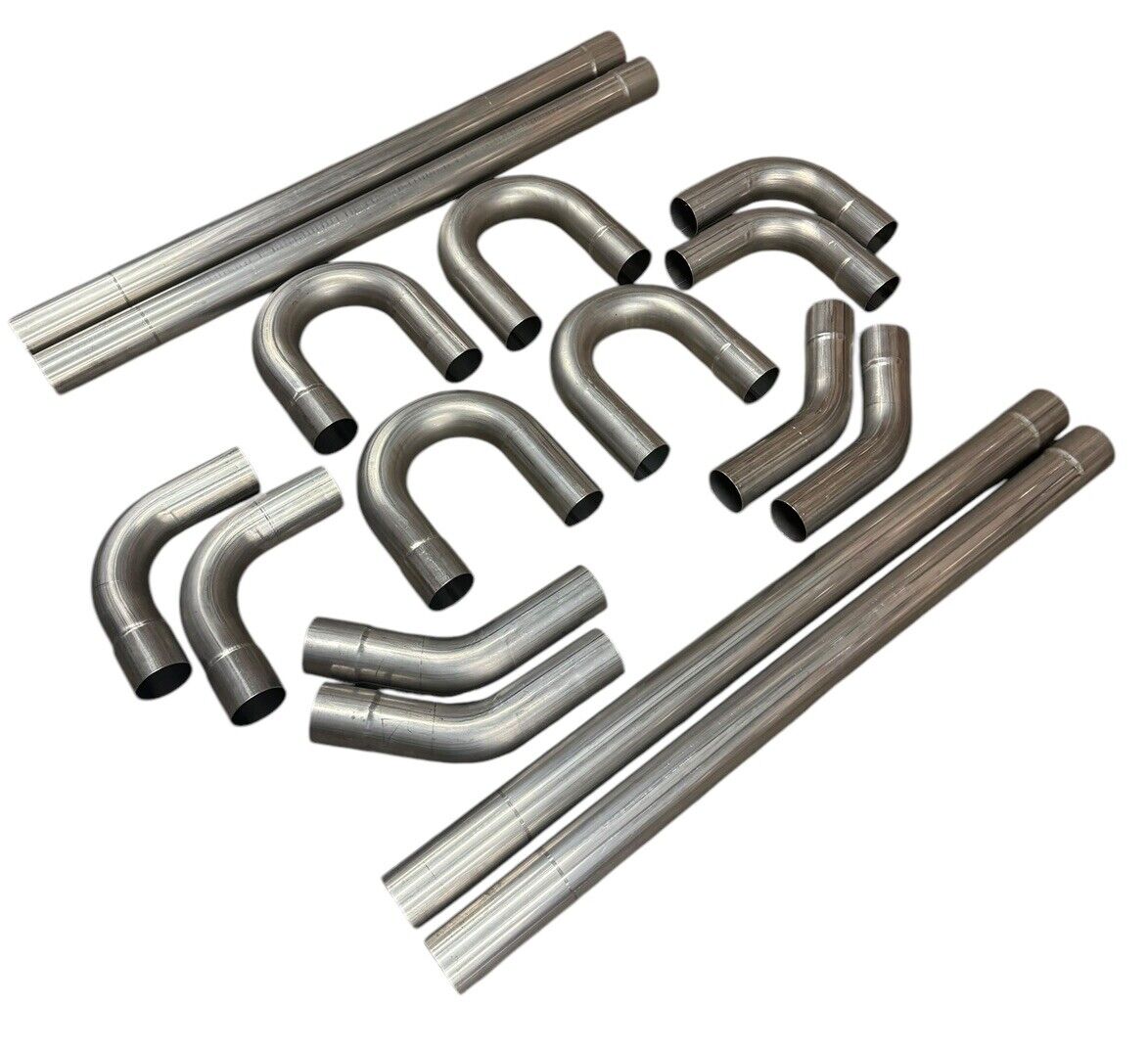 Stainless Steel Exhaust Manifold Tubing Mandrel Piping Straight Bent 18 Gauge SS