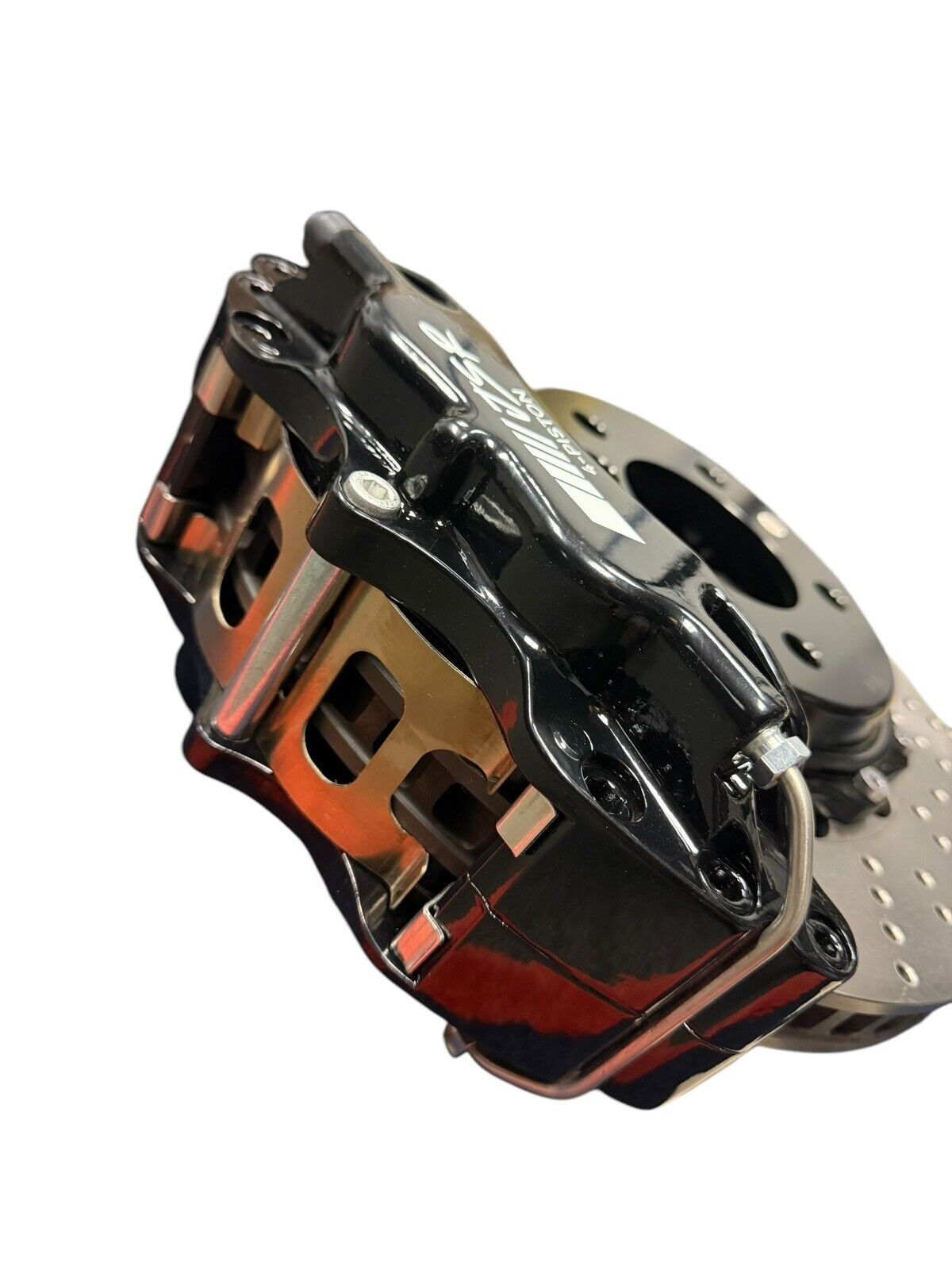 Big Brake Kit 2 Piece Drilled Rotor Caliper For BMW E46 4 Piston 2001-2006