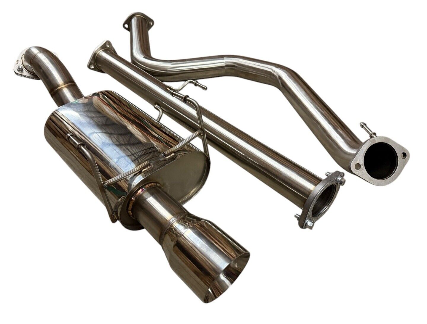 3” Stainless Steel Catback Exhaust Muffler For Honda Civic 92-00 2 & 4 Door EX