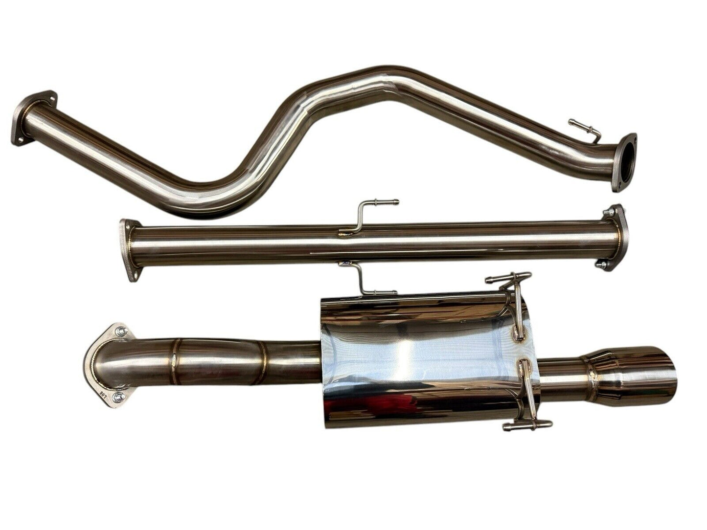 3” Stainless Steel Catback Exhaust Muffler For Honda Civic 92-00 2 & 4 Door EX