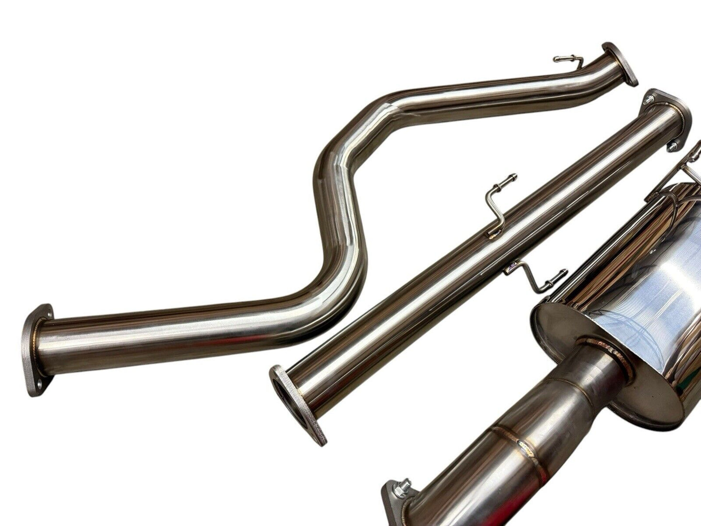 3” Stainless Steel Catback Exhaust Muffler For Honda Civic 92-00 2 & 4 Door EX