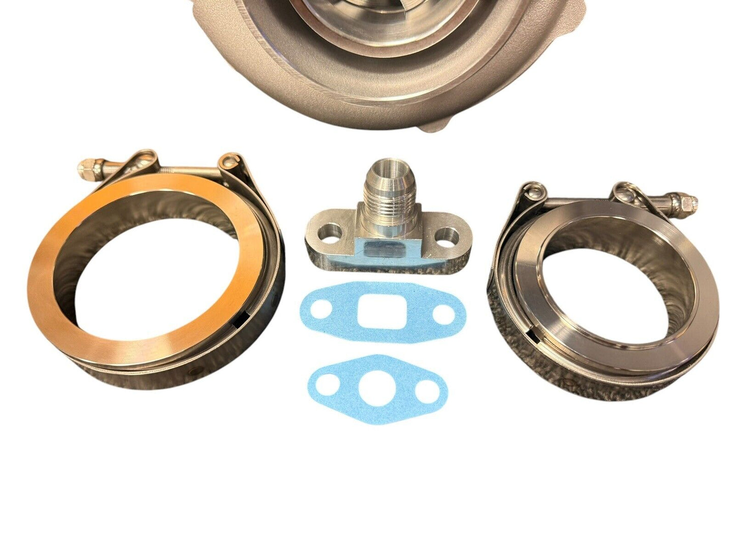 6062 Billet Wheel Turbo Dual Vband T3 T4 .82 Turbine Housing 60/62 Gen 2 PTE 675HP+