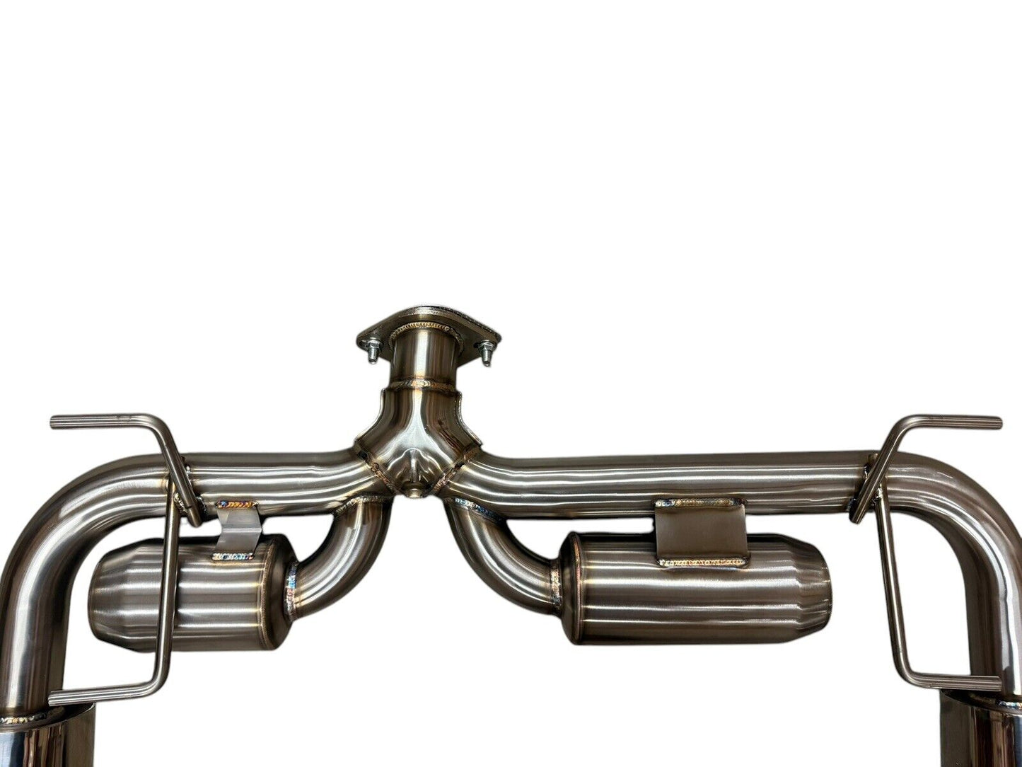 2.5" Helmholtz Axle Back Exhaust Dual Wall Tips For Subaru Toyota 2022+ BRZ GR86