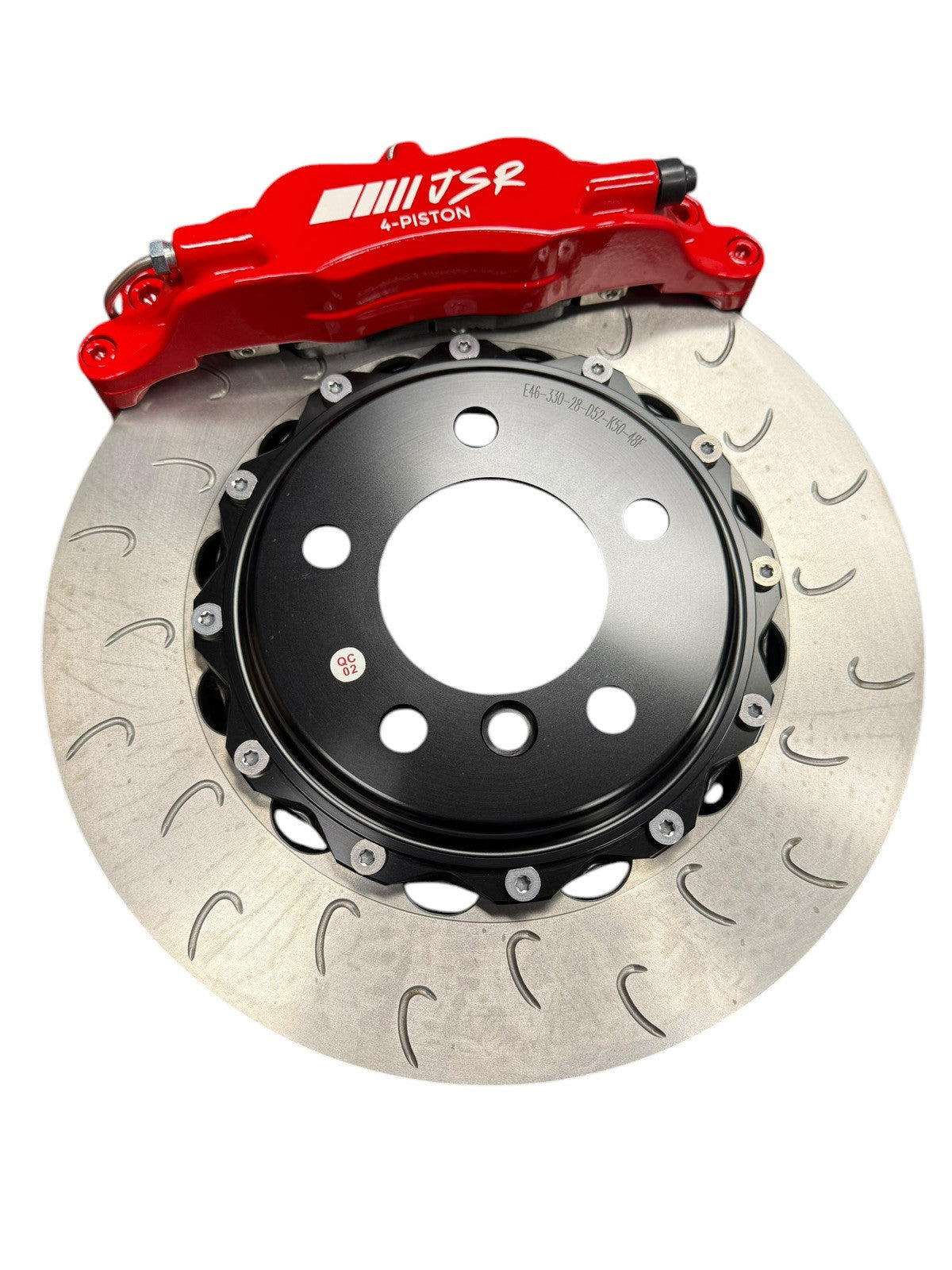 Big Brake Kit 2 Piece Drilled Rotor Caliper For BMW E46 4 Piston 2001-2006