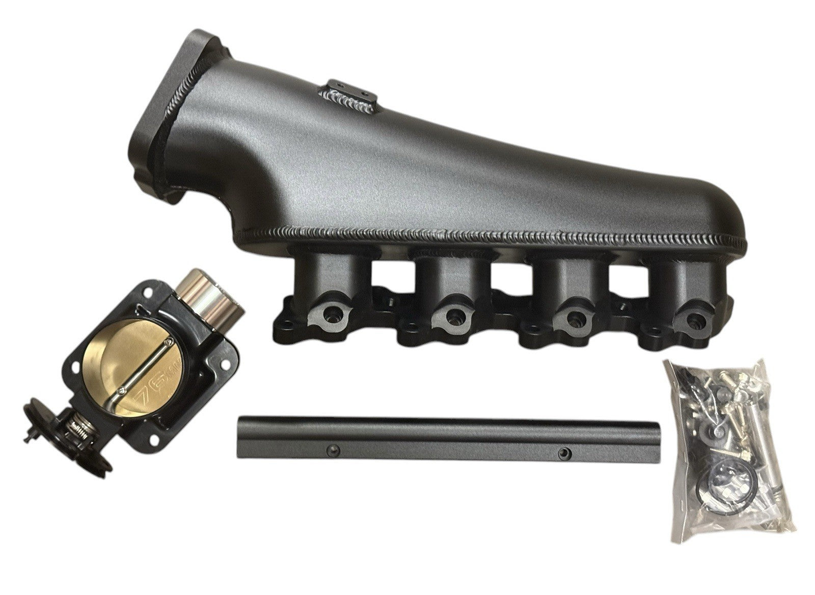 Billet Intake Manifold for S13 SR20 SR20DET Fuel Rail 76mm Throttle Body Set