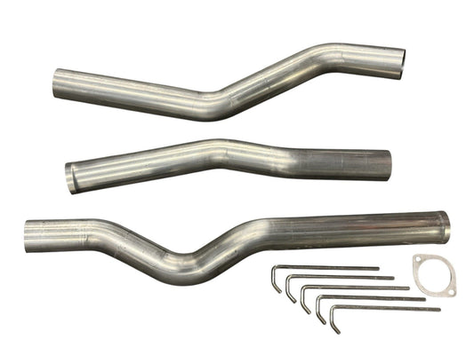 3” 3 Inch High Flow Mandrel Bent Exhaust Piping Tubing Pipe For Acura RSX 02-06