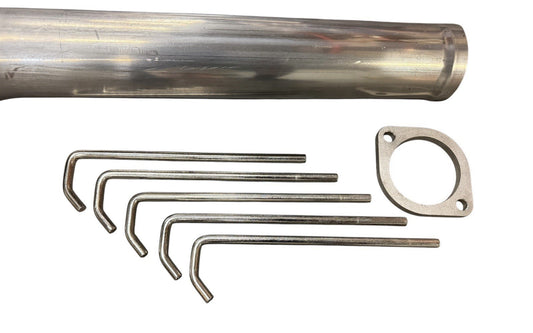 3” 3 Inch High Flow Mandrel Bent Exhaust Piping Tubing Pipe For Acura RSX 02-06