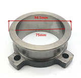 3" 4 Bolt Exhaust Downpipe Flange to 3" Inch V-Band Adapter Adaptor GT30 GT35 T3 JSR-DRP