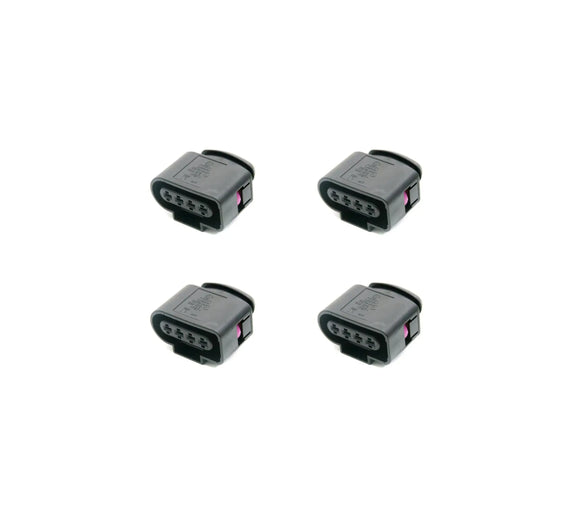 4x 8K0-973-724 Ignition Coil Connector Repair Plug Wiring Audi VW GTI Golf Jetta Passat Carrot Top Tuning