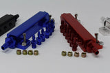 6 Port Vacuum Block Intake Manifold Kit Fuel Wastegate Turbo Boost NOS 1/8NPT US JSR-DRP