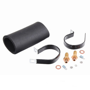 QFS Installation Kit w/ 3/8" (10mm) Barb Fittings and Mounting Brackets For Walbro GSL Series QFS