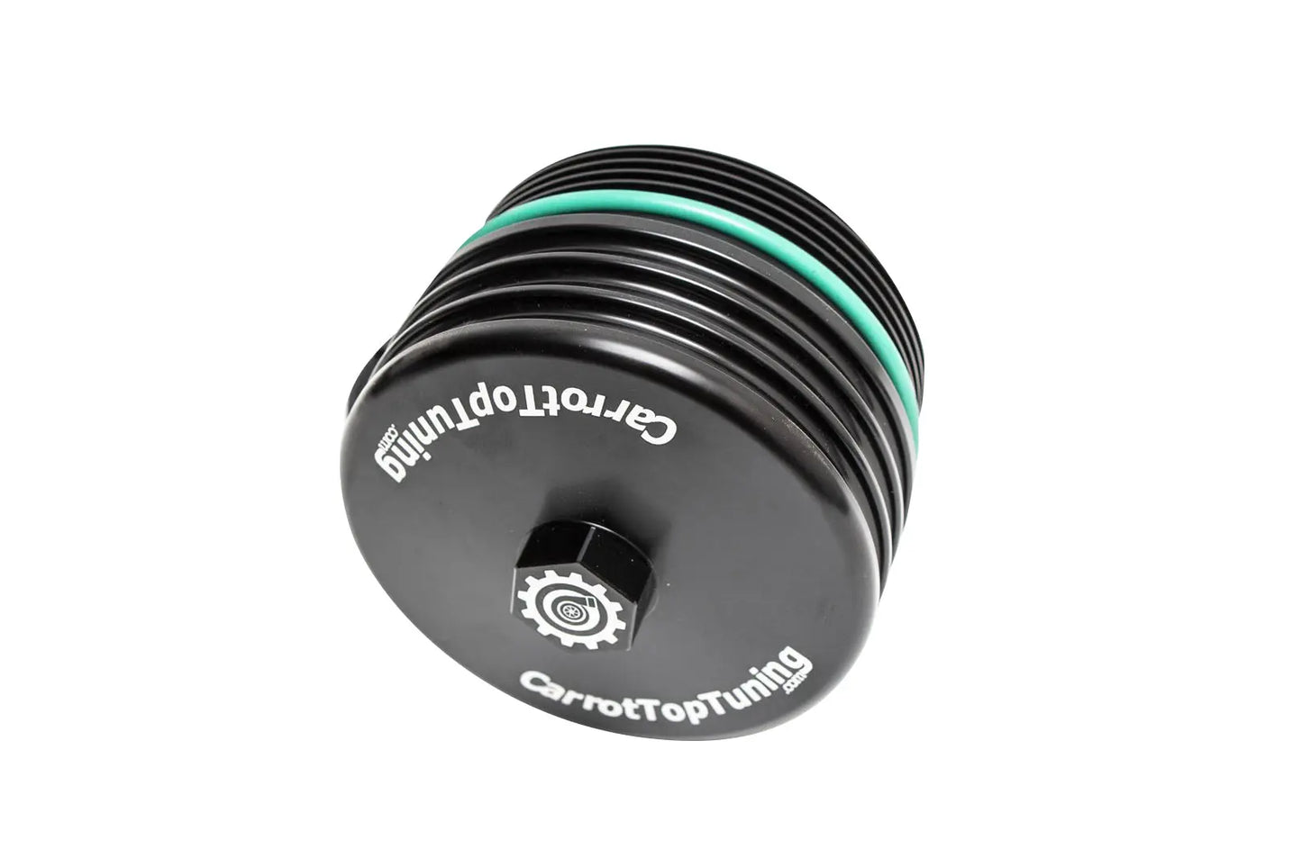 BMW Billet Oil Filter Cap | N54 N55 S55 N52 N20 N26 | Black Finish Carrot Top Tuning