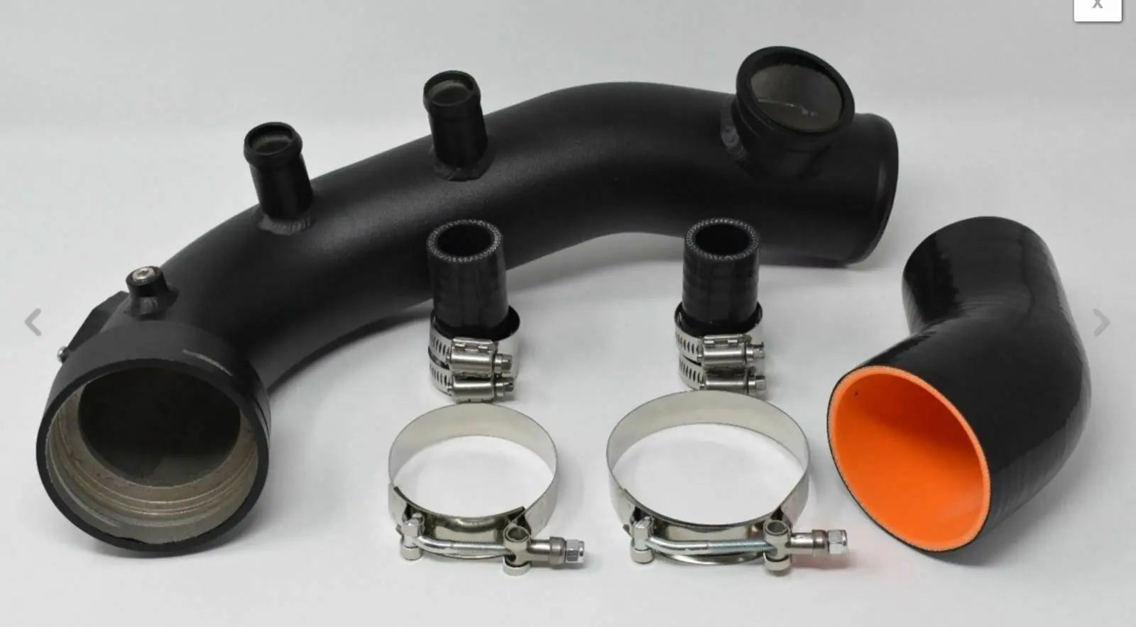 BMW N54 Charge Pipe Kit + TiAL Flange + 50mm Bov For E88 E90 E92 E93 135i 335i JSR-DRP