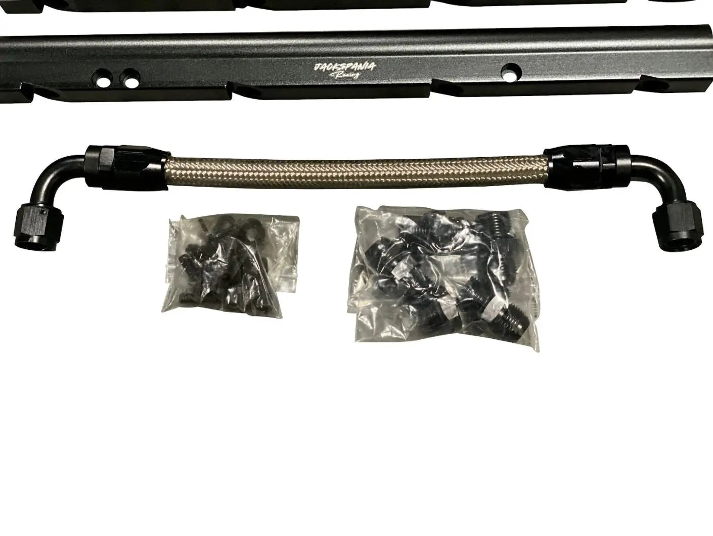 Billet LS Feed Return Fuel Rail Kit GM LS3 V8 OE Intake Manifold Direct Fit AN6 JSR-DRP