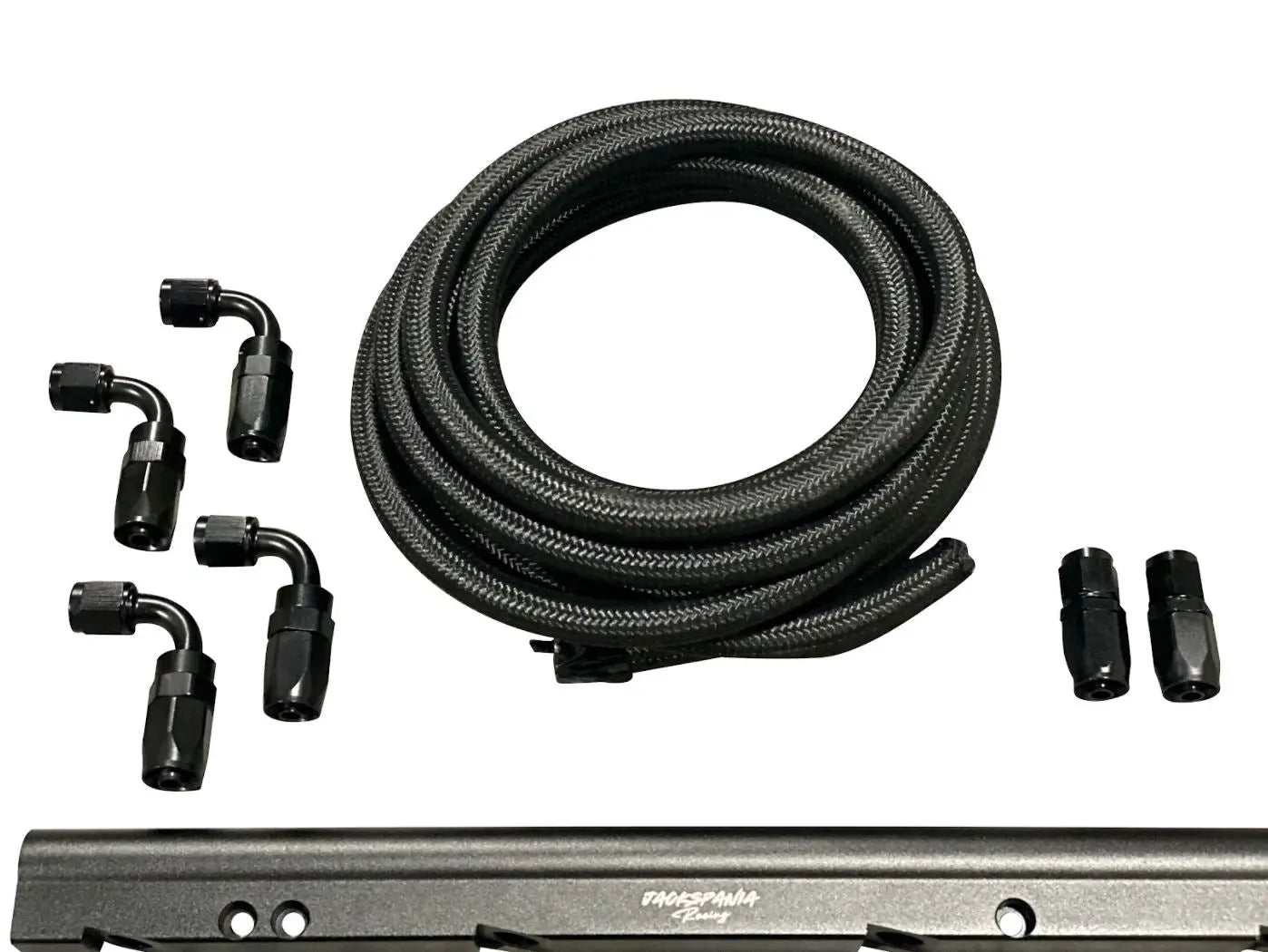 Billet LS Feed Return Fuel Rail Kit GM LS3 V8 OE Intake Manifold Direct Fit AN6 JSR-DRP