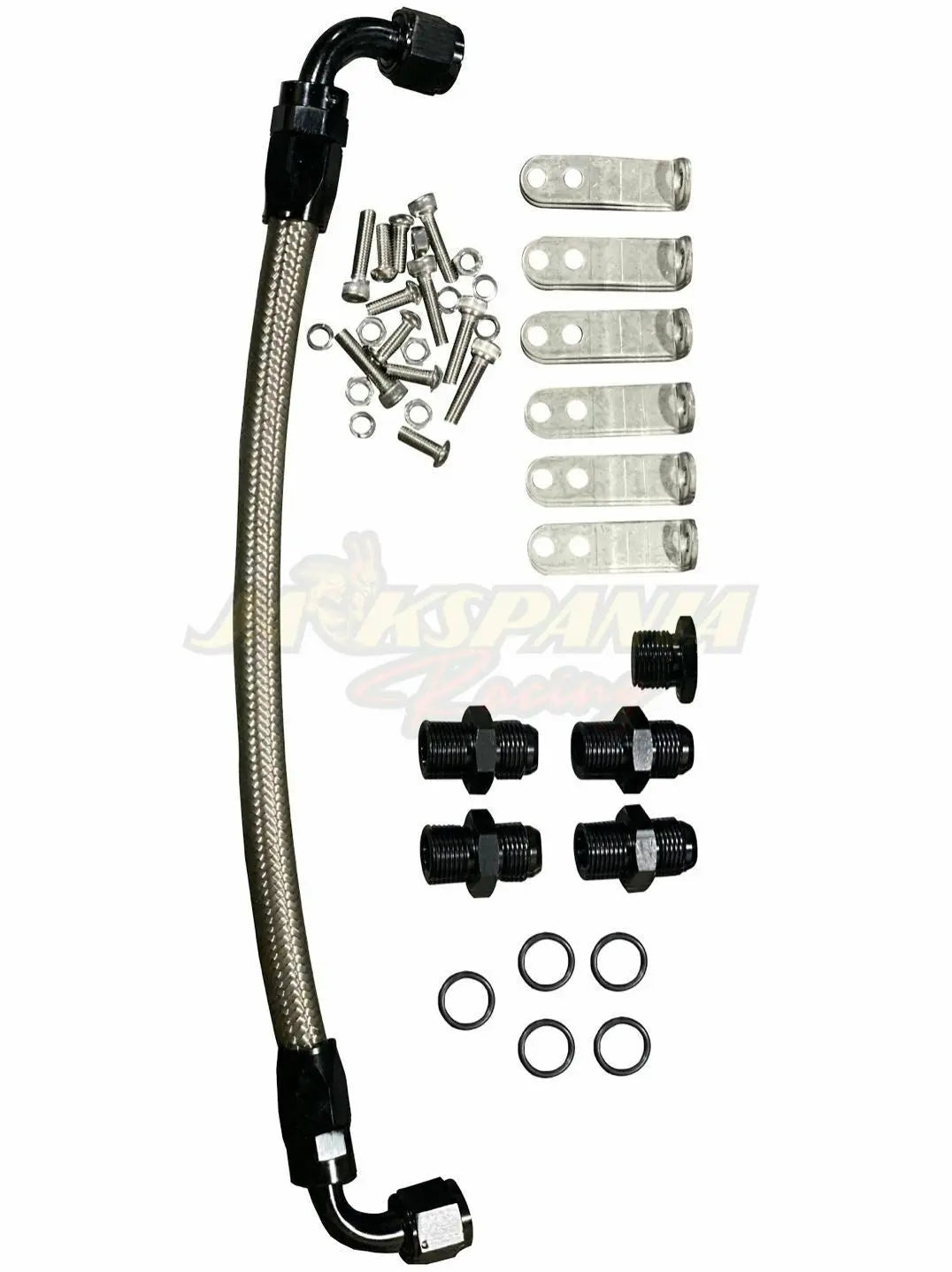 Billet LS Fuel Rail Kit For Aftermarket Intake Manifold LS3 V8 EFI AN8 Line JSR-DRP