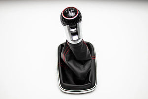 MK4 Golf Ball Style Shift Knob Volkswagen GTI Jetta Golf R32 - OEM Fitment - 6 Speed - Red/Black Carrot Top Tuning