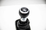 MK4 Shift Knob Volkswagen GTI Jetta Golf R32 - OEM Fitment - 6 Speed - Silver/Black Carrot Top Tuning