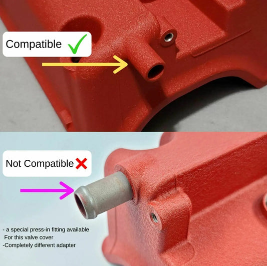 Breather Fitting Adapter Fits Honda Acura Valve Cover 10AN Type S EK CRX K Swap JSR-DRP