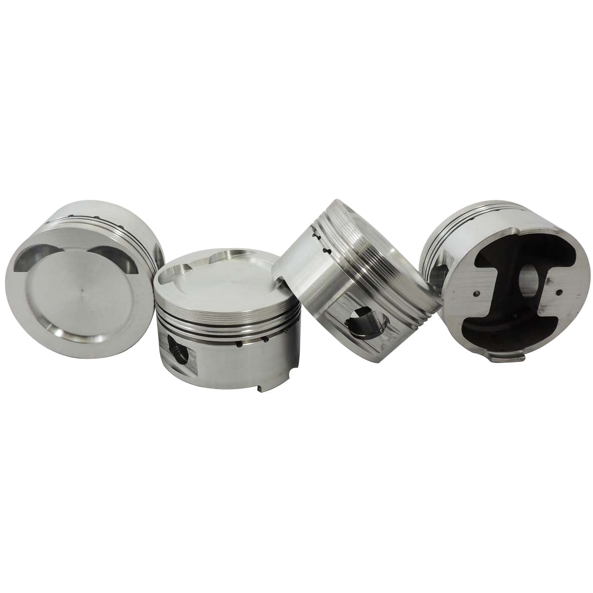 Forged piston and rings set 83.5mm VW 2.0L 16V ABF + Decompression Head Gasket Spacer - 1.5mm + Head stud set