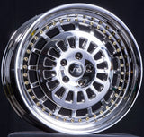 JNC046 Platinum w/ Chrome Rivets JNC Wheels