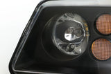 ECode OE Xenon Rep. Black Headlight For 1999-2004 VW Jetta 4 IV Halogen Model - Black Housing CTT-DRP