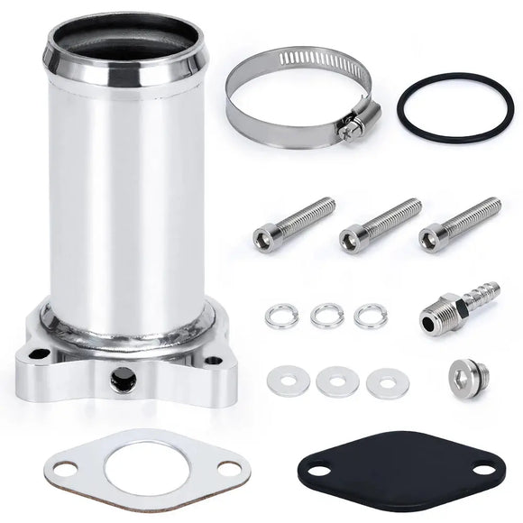 EGR Valve Replacement Pipe for VW 1.9L TDI 57MM PD130 | PD150 - SILVER Carrot Top Tuning