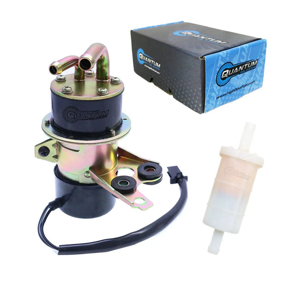 QFS OEM Replacement Frame-Mounted Electric Fuel Pump w/ Fuel Filter, HFP-186-F QFS