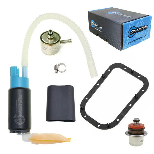 QFS OEM Replacement In-Tank EFI Fuel Pump w/ Fuel Pressure Regulator, Tank Seal, Fuel Filter, Strainer, HFP-382-HDR2T3F QFS