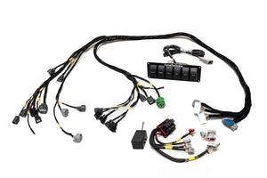 D & B-Series OBD1 Tucked Engine Harness Kit w/ Fuse Box, Switch Panel Carrot Top Tuning