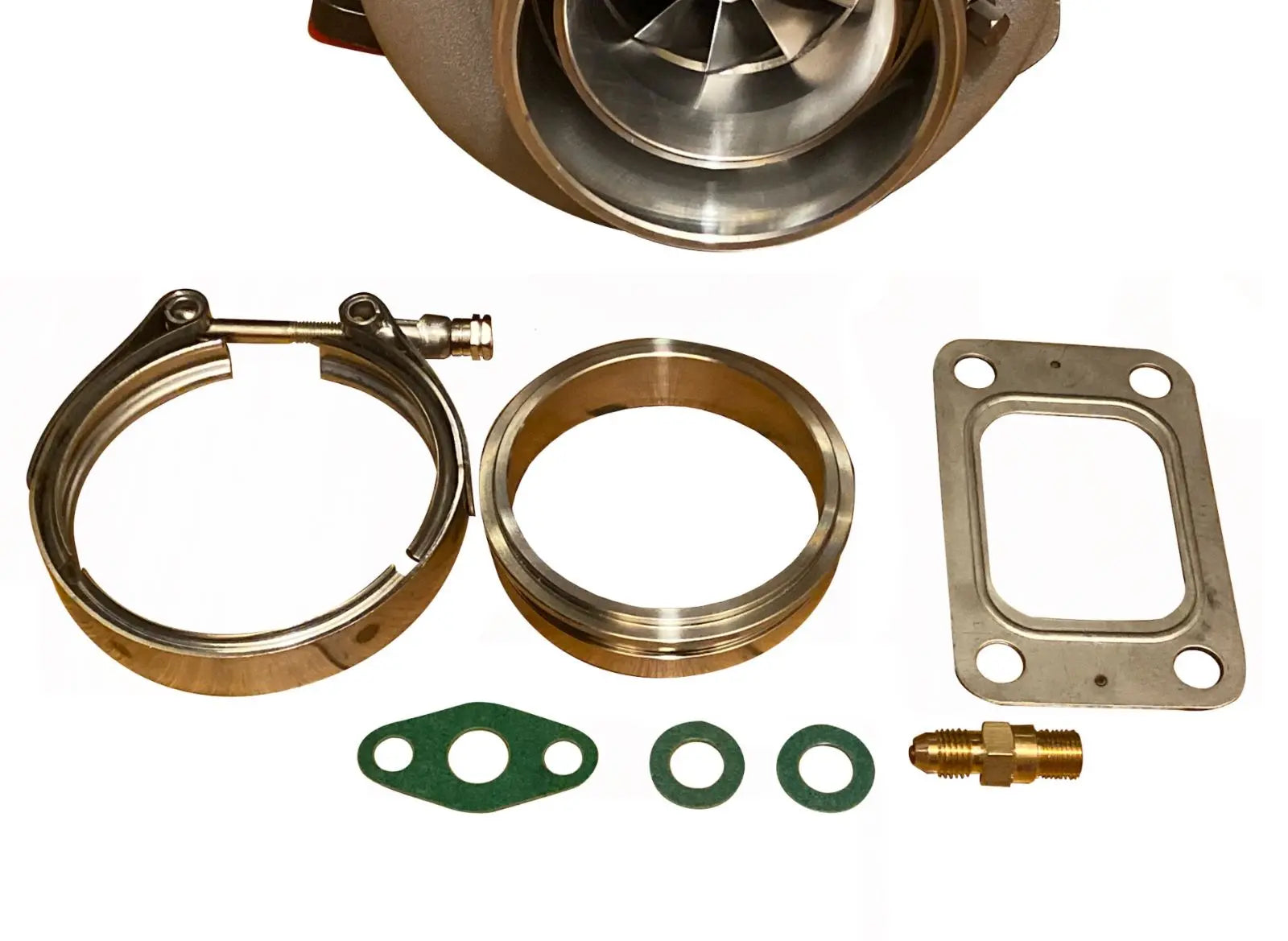 GT35 GTX3582 Billet Wheel Turbo .63 AR T3 Vband Turbine Housing Anti-Surge US V2 JSR-DRP