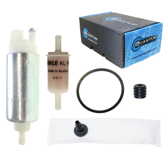 QFS In-Tank Fuel Pump w/ Genuine Mahle Filter + Tank Seal, HFP-404-TF QFS
