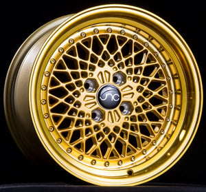 JNC045 Transparent Gold w/ Gold Rivets JNC Wheels