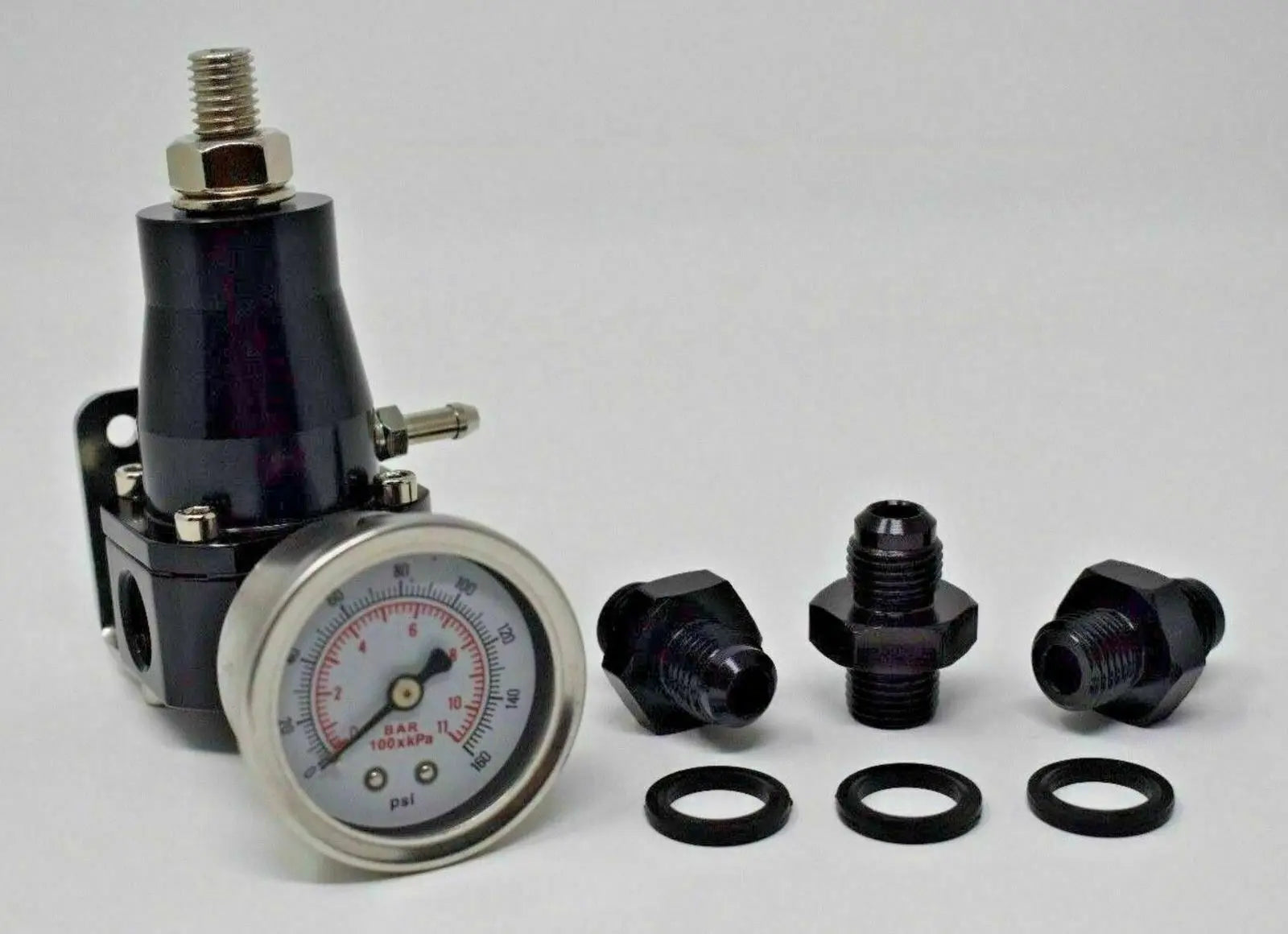 H Series Fuel Pressure Regulator Gauge Rail Line Honda Prelude H22 H23 F22 FPR JSR-DRP