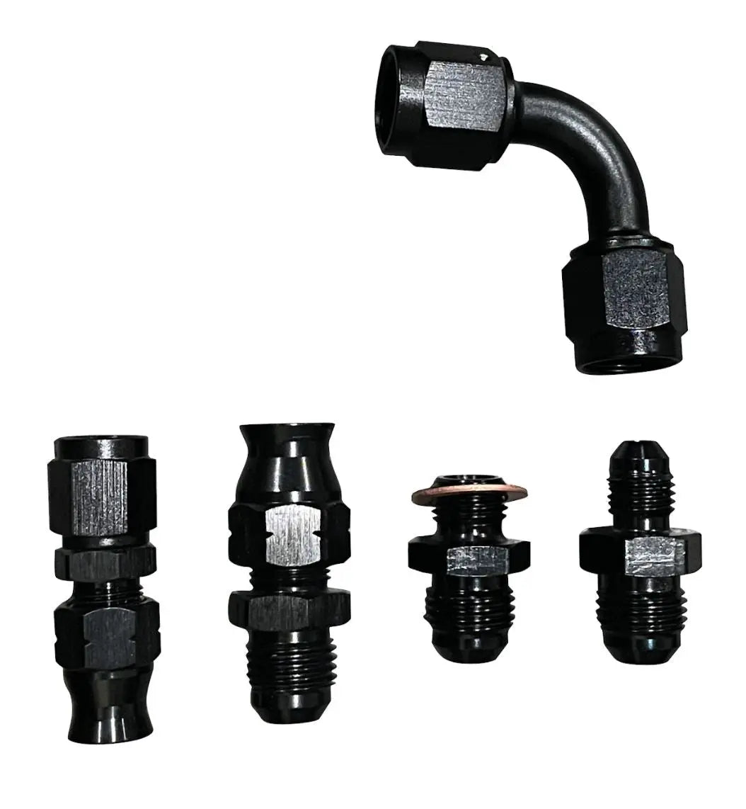 H Series Tucked Fuel Line Kit For Honda Acura Feed Return Line H22 H23 Civic Si JSR-DRP