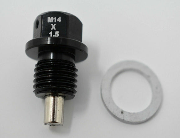 VW Audi Porsche M14 x 1.5 Magnetic Oil Drain Plug 2000 + Black