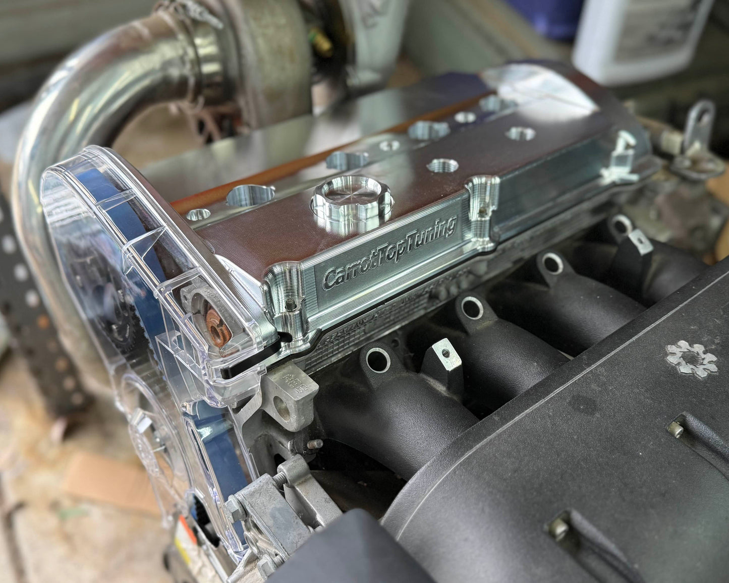 1.8T 20V 06A Timing Belt Cover | VW Audi Skoda Seat | Clear Transparent - USA STOCK