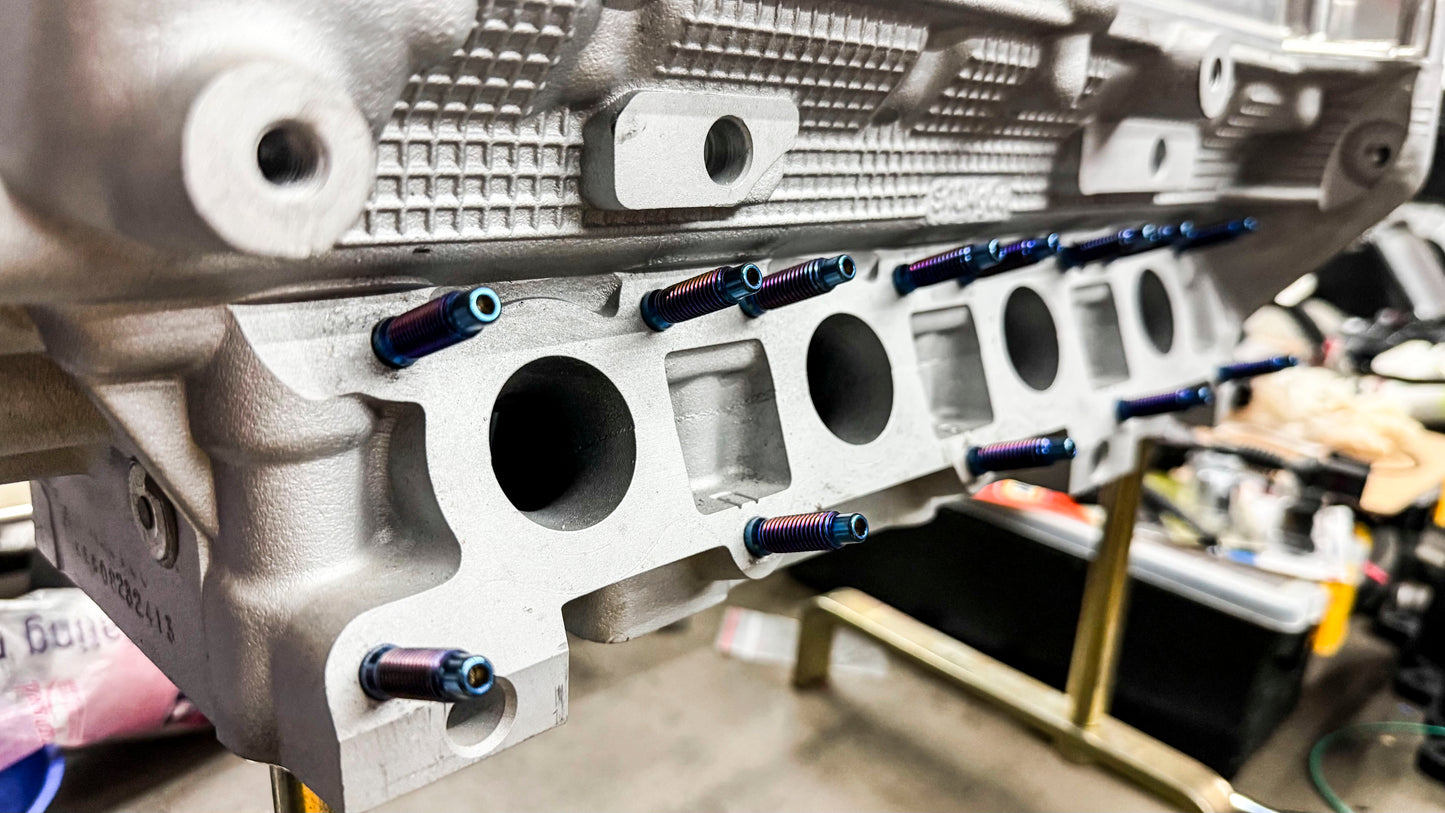 1.8T 20V Burnt Titanium Exhaust Manifold Stud Kit – M8x1.25x45 – VW MK4 TT Skoda Seat