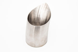 Stainless Tear Drop Exhaust Tip 3" Length - V2