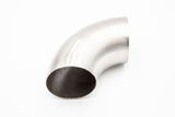 3.000" 1.5mm 16GA 90° Mandrel Bend - (4.500" / 1.5D CLR) - Brushed Finish - 304 SS Stainless - Free Shipping