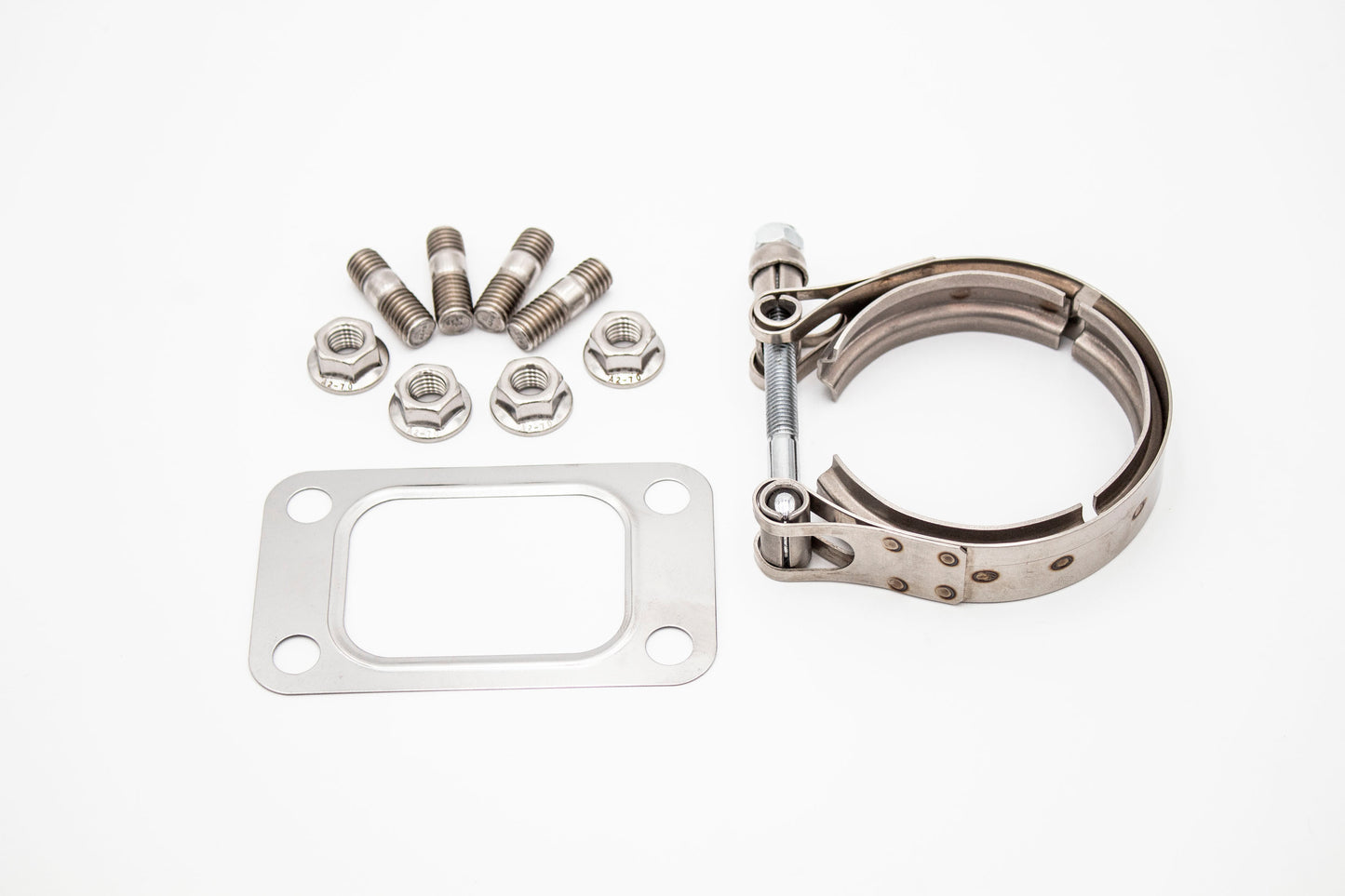 T3 to V-Band for GT, GTX, G-Series, Precision PTE TIAL Turbo Adapter Flange Kit - SS304 Cast