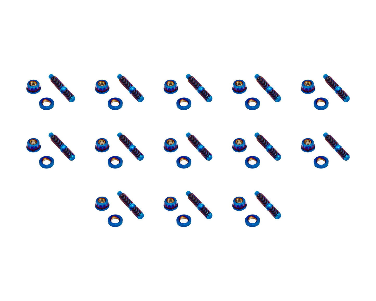 1.8T 20V Burnt Titanium Exhaust Manifold Stud Kit – M8x1.25x45 – VW MK4 TT Skoda Seat