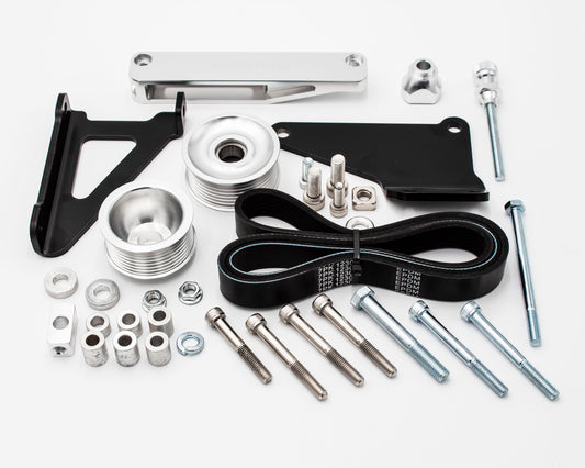 K Series K20 K24 AC PS Eliminator Dual Pulley Kit For Honda Acura K Swap RSX Type S
