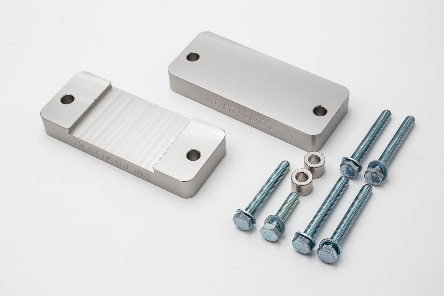 Volkswagen Motor Mount Spacer Kit JETTA GTI GOLF VW MK4 1.8T VR6 2.0 -Silver-