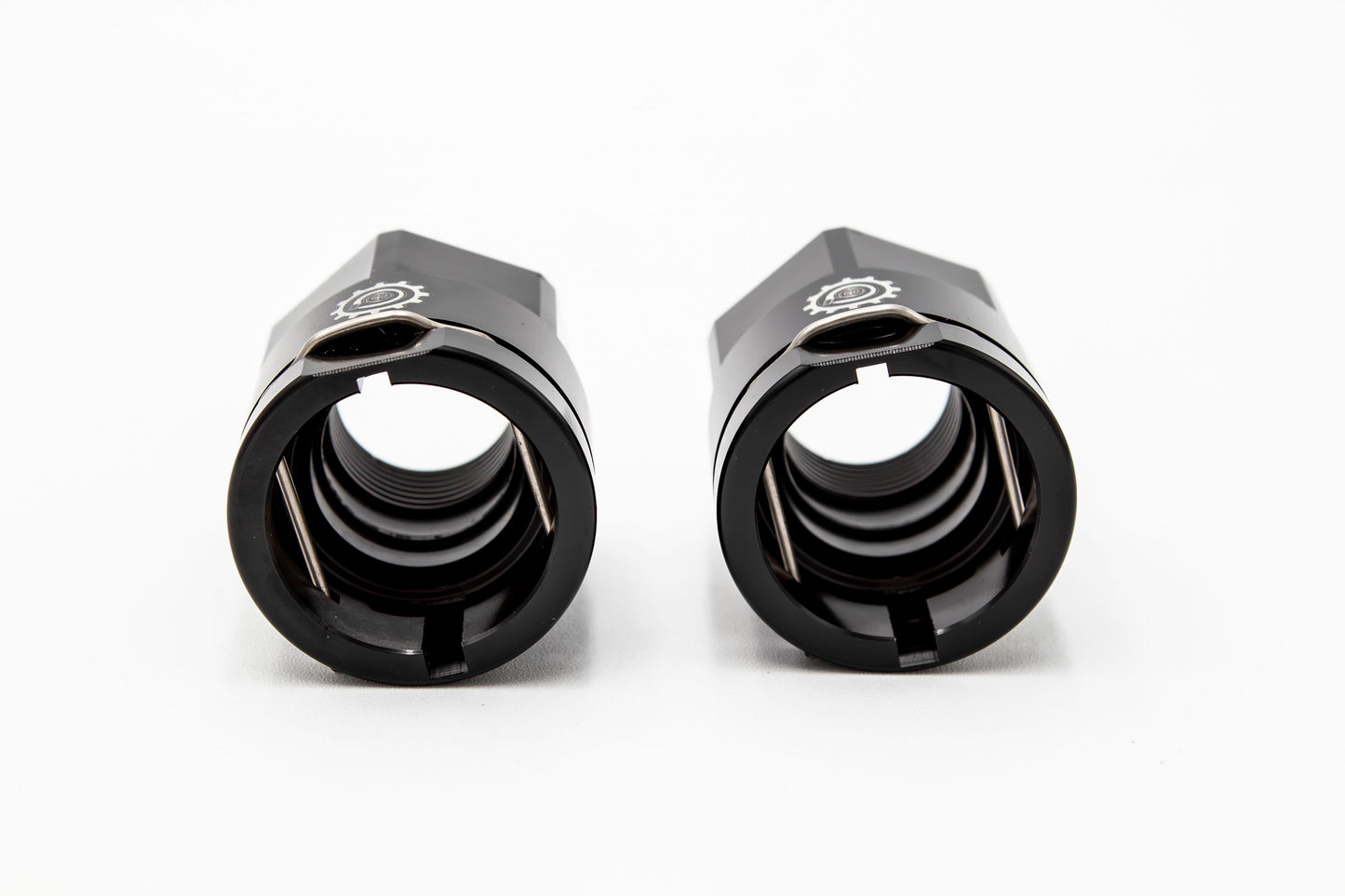 VW MK4 1.8T Billet Aluminum Heater Core Engine Bay Fittings AN10