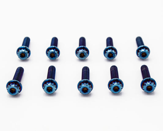 Burnt Titanium Intake Manifold Bolt Kit 12PT – M6 – VW / AUDI 1.8T - 10 pcs