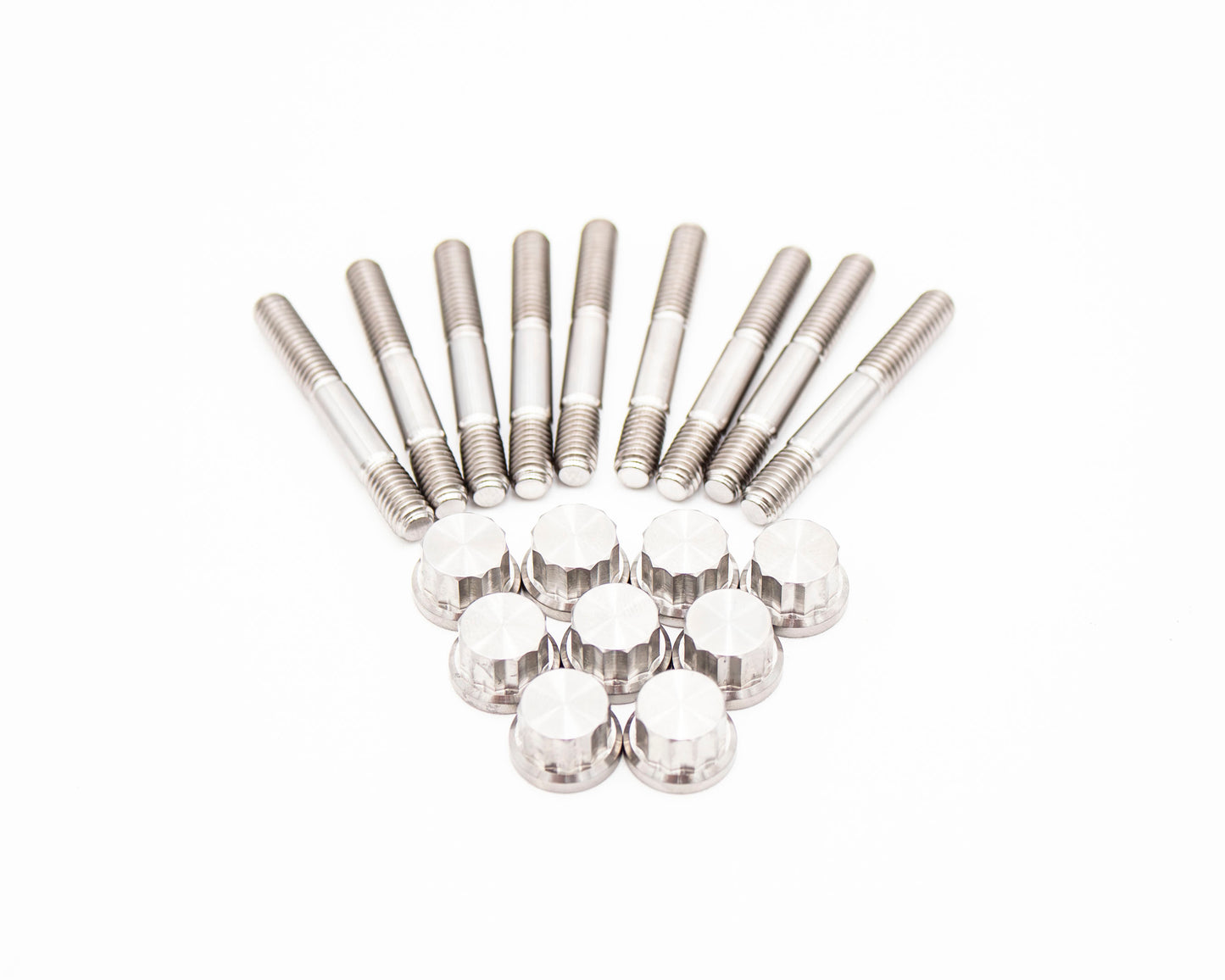 VW / AUDI 1.8T 20V Valve Cover Titanium Stud & Nut Kit 12PT – M6 –  9 pcs