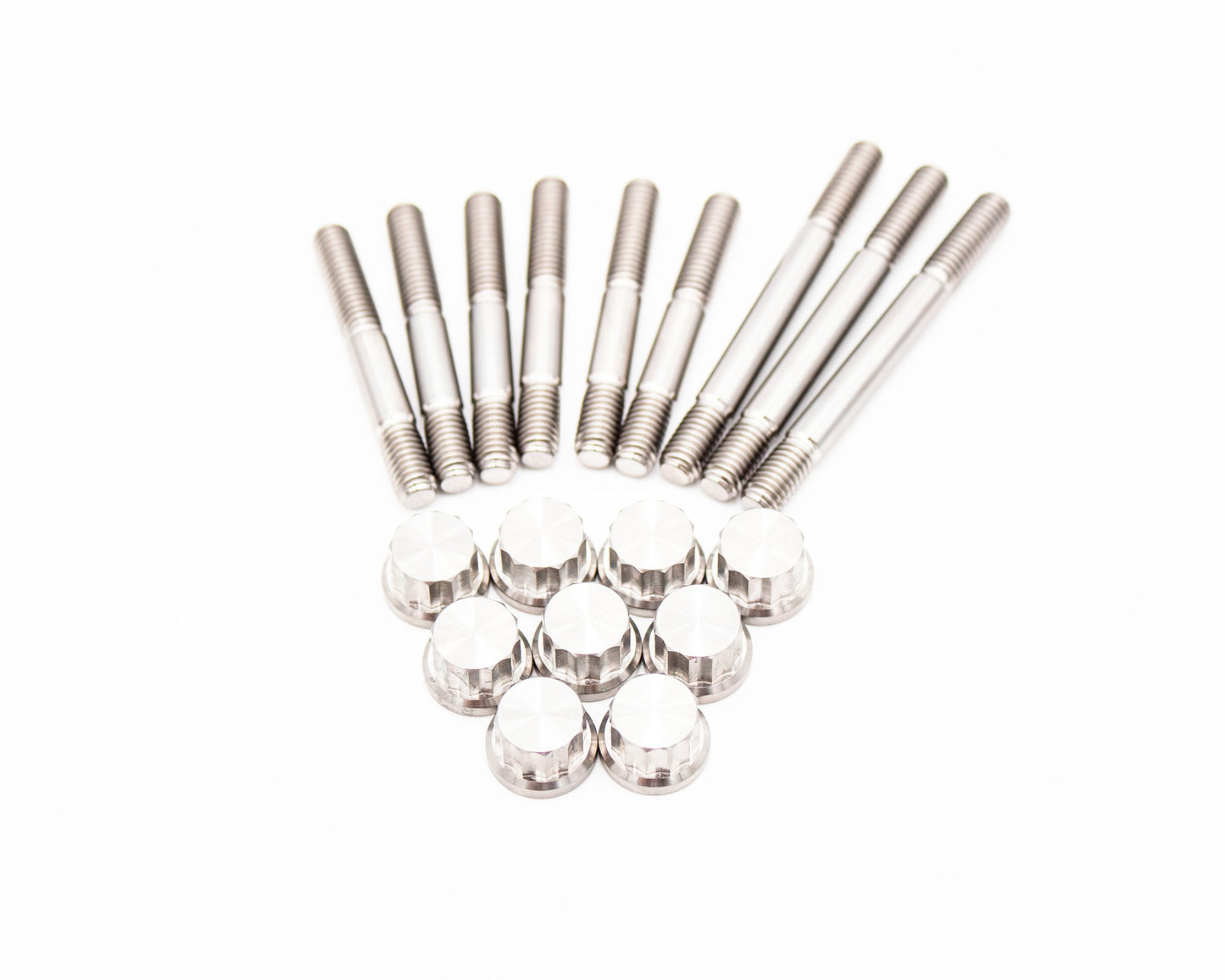 VW / AUDI 1.8T 20V Valve Cover Titanium Stud & Nut Kit 12PT – M6 –  9 pcs